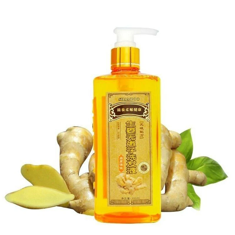 

300ml Ginger Shampoo Anti-hair Loss Baldness And Dandruff Effectively Moisturizes And Repairs Hair Care Grow Thick Growth
