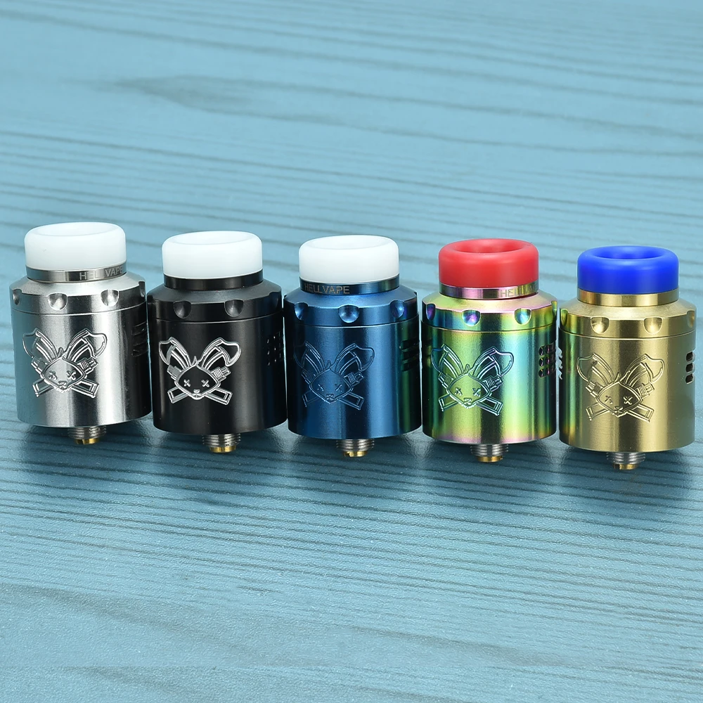

dead rabbit v3 rda 304 SS material 24mm rda Rebuilding Dripping e-cigarette single / dual coil Tank with bf pin vs Drop Dead rda