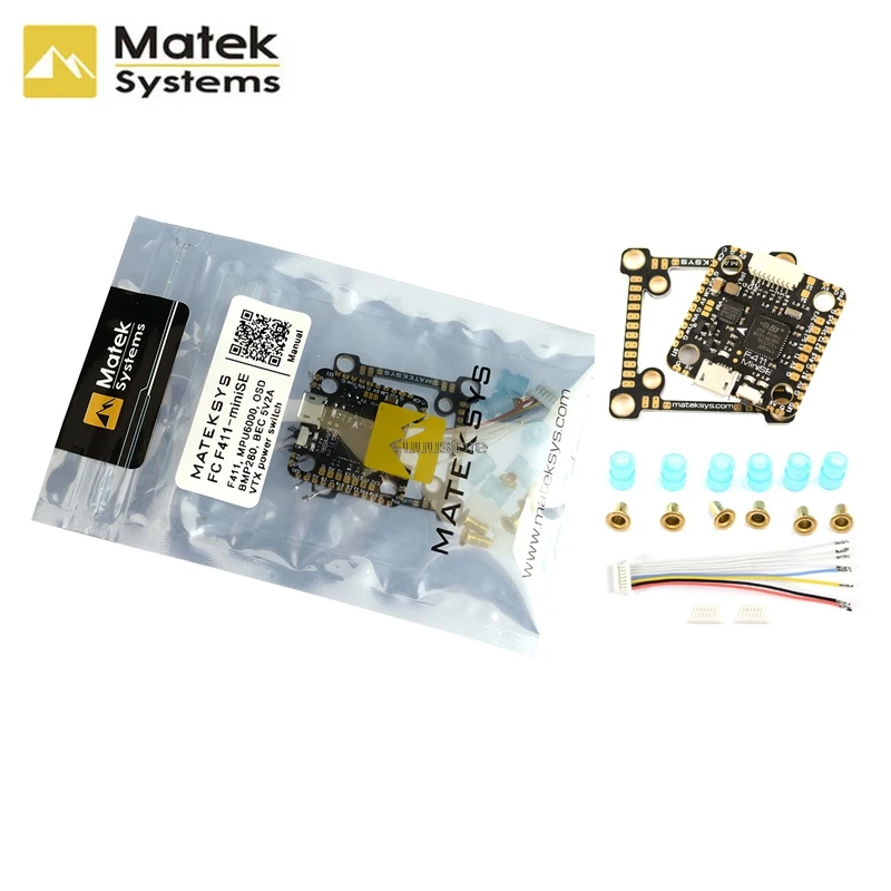 Новая система управления полетом Matek F411 MINI SE с OSD 5 В/2 а MPU6000 2 ~ 8S VTX для гоночных