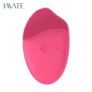 

Ultrasonic Facial Brush Cleaner Silicone Cleansing Device USB Rechargeable Waterproof Face Massager Beauty Instrument face care
