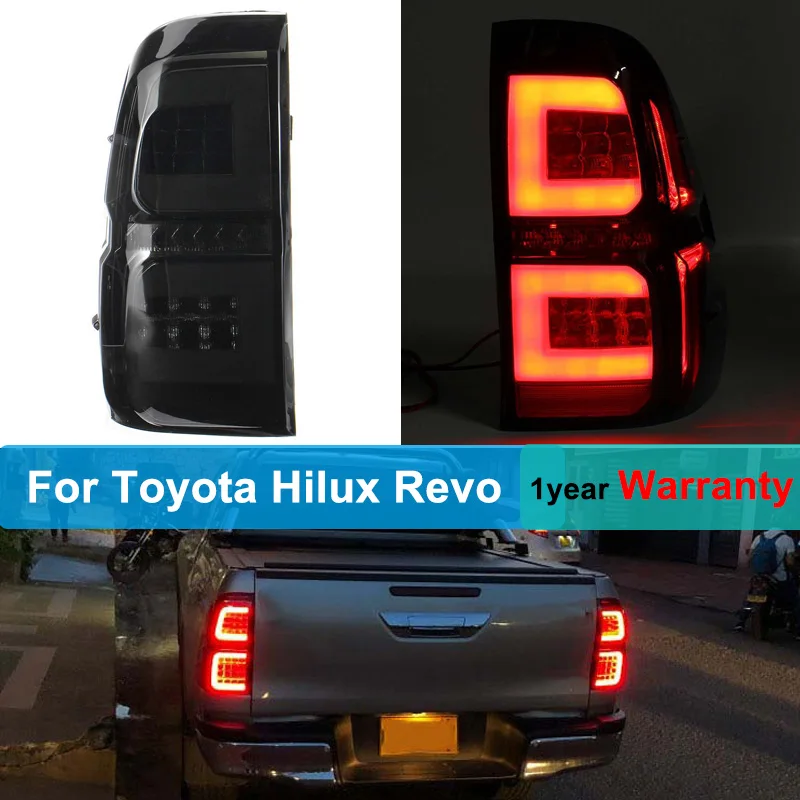 2 шт. светодиодный задний фонарь для Toyota Hilux Revo SR5 M70 2015 2016 2017 2018 Стайлинг стоп