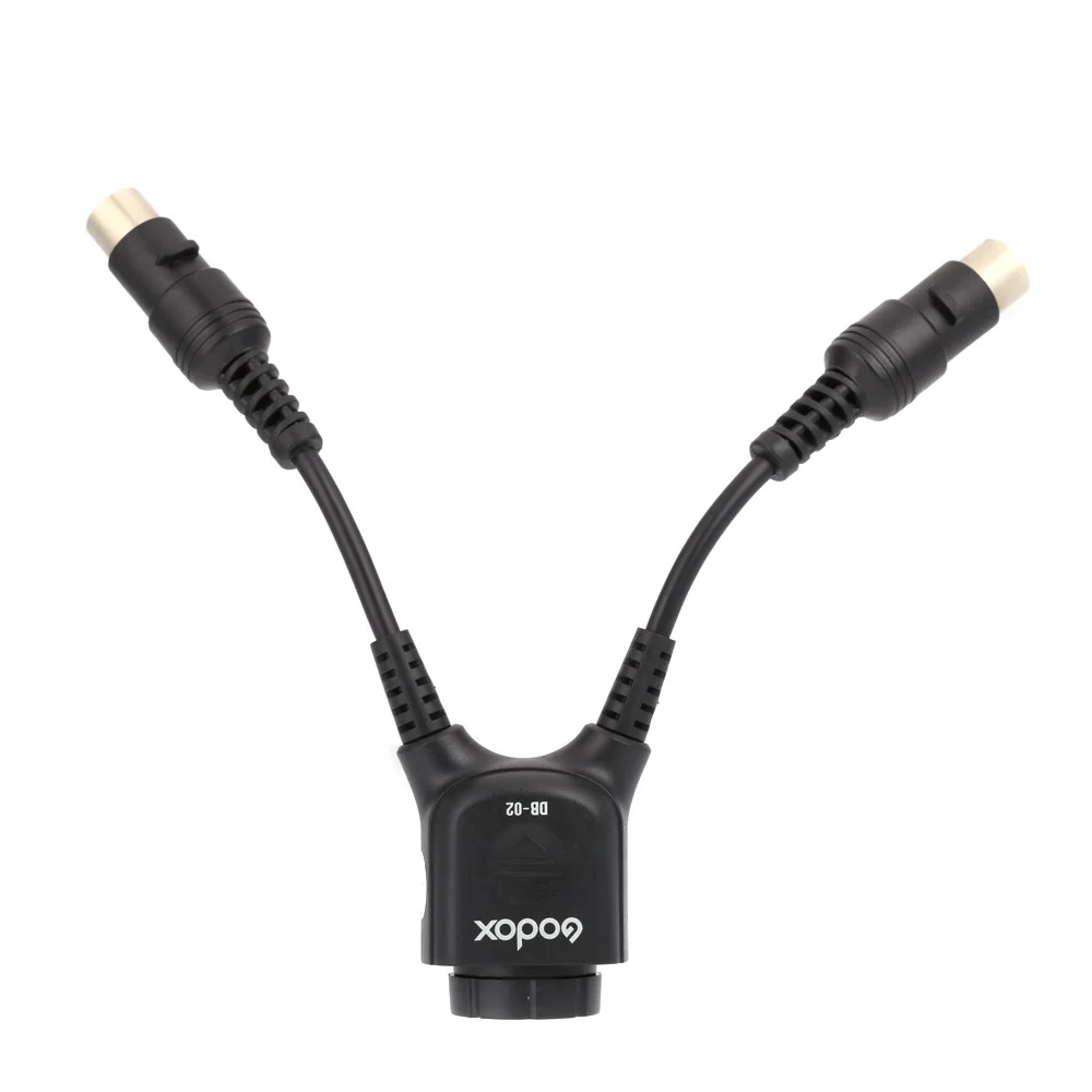 Godox DB-02 кабель Y адаптер 2 до 1 разъем для PROPAC блок питания PB960 Flash AD360 AD180