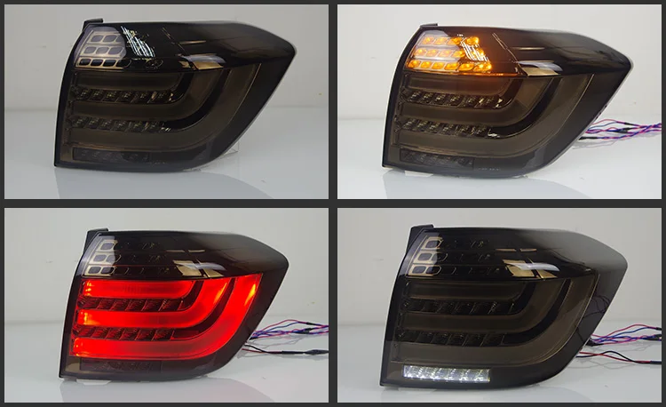 Задний фонарь для автомобиля Toyota Highlander 2012- светодиодный задний фонарь Противотуманные фары Дневные ходовые огни DRL тюнинг автомобильные аксессуары