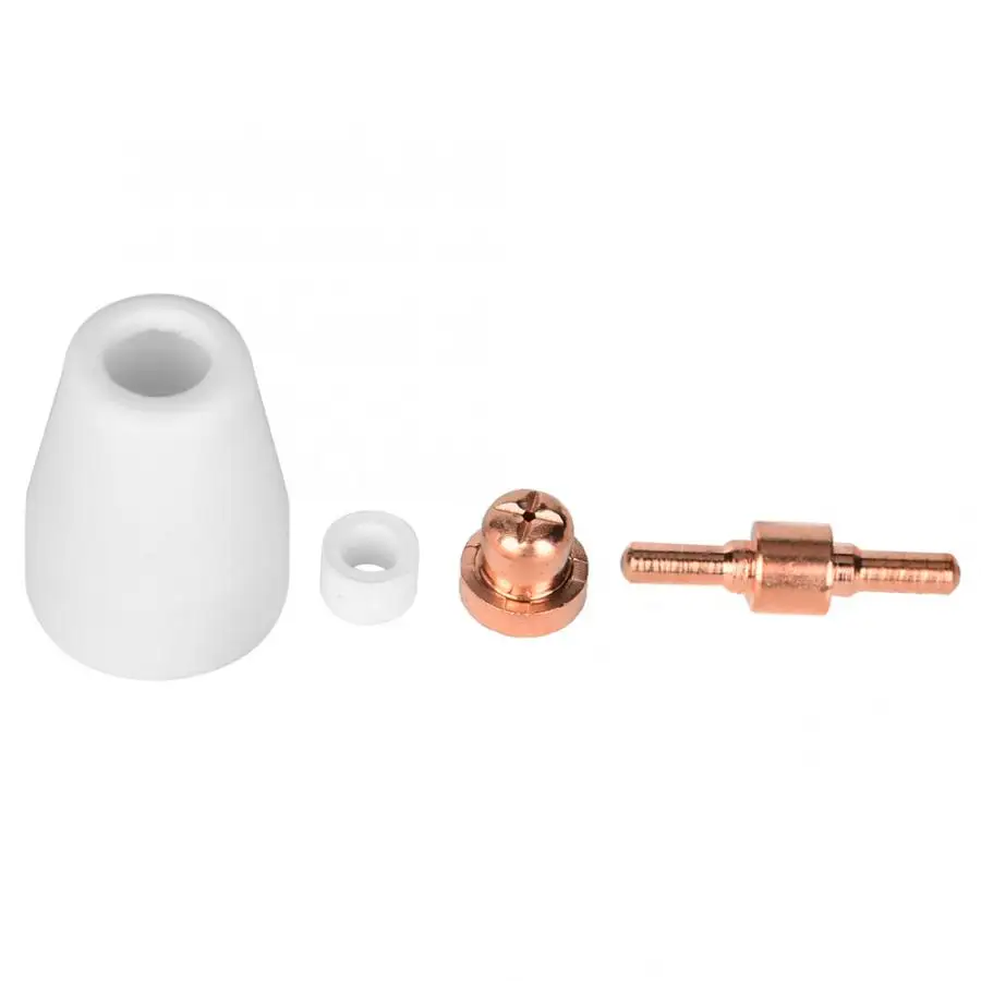 Welding Noozle 130Pcs Plasma Cutter Torch Accessories Electrode Tip Gas Ring Shield Cup Consumable For welding