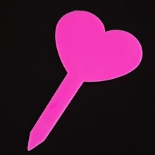 100 шт./упак. украшение тег садовый инструмент в горшках цветы сад Маркировка Маркер Знаки завод этикетки номер саженцы в форме сердца