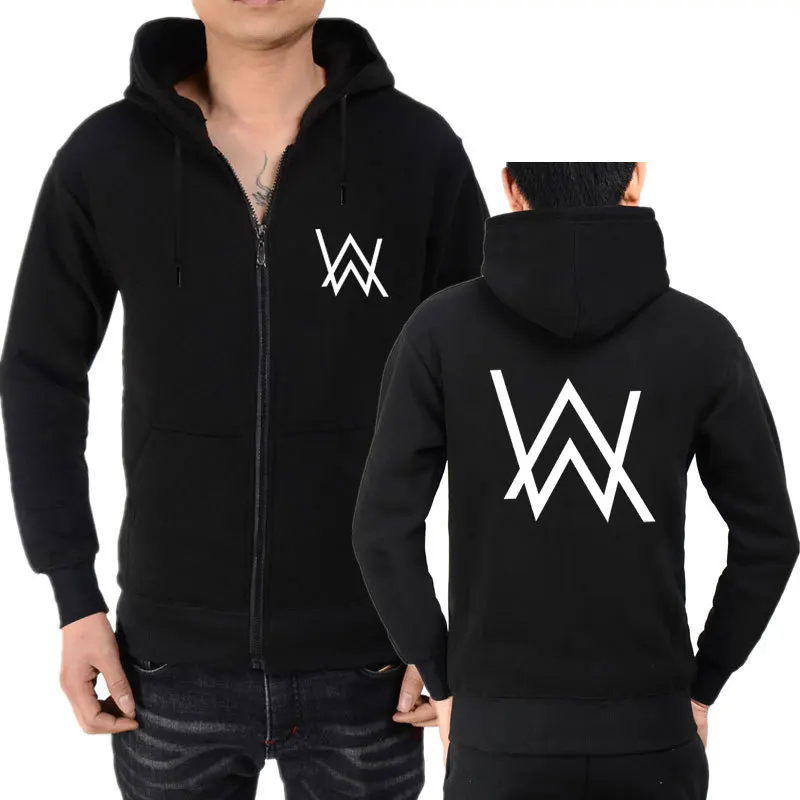  Hot Sales Alan Walker Zipper Hoodie Sweatshirt Men And Women CAT Wave Zipper Hoodie Coat