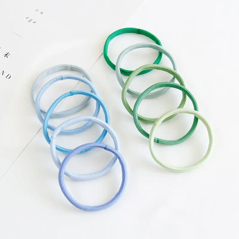 Южная Корея Девушки хипстер контрастный цвет градиент Hairband повязка для волос японский и корейский стиль для завязывания волос Резиновая лента Simpl