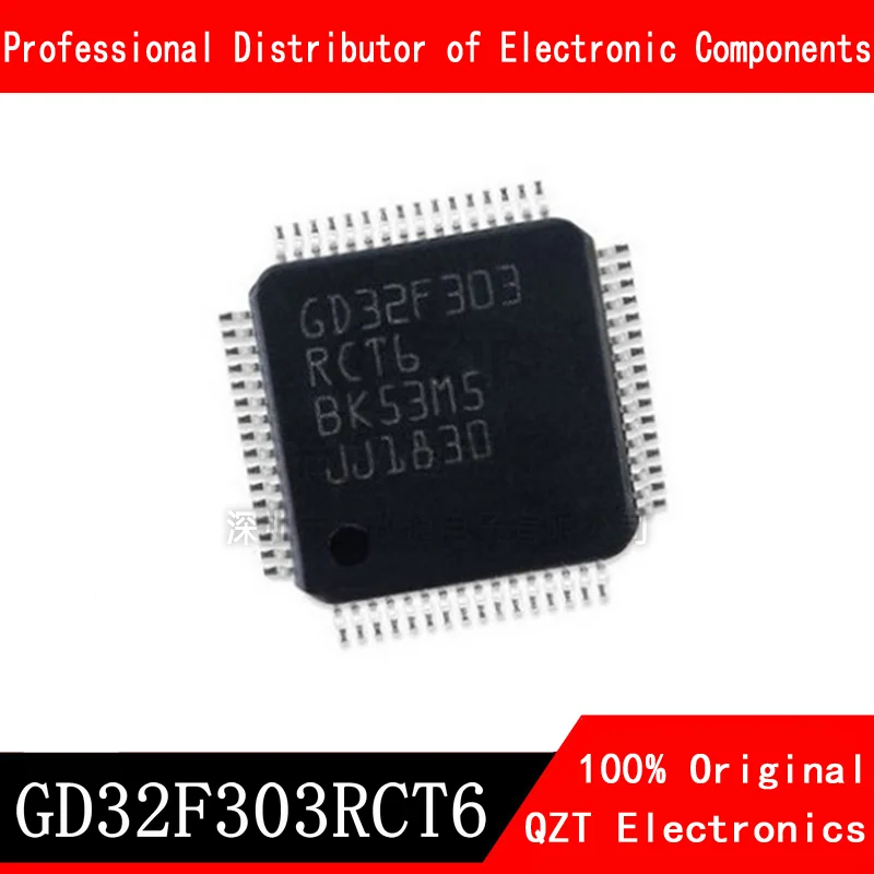 5pcs/lot new original GD32F303RCT6 GD32F303 LQFP-64 microcontroller MCU In Stock 5pcs lot new original stm32f429zgt6 stm32f429 lqfp 144 microcontroller mcu in stock