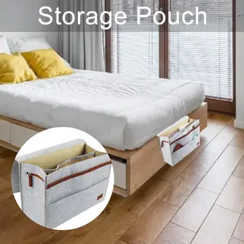 

Felt Bed Bag Nonslip Felt Storage Bag Sofa Bed Organizer Felt Bed Bag