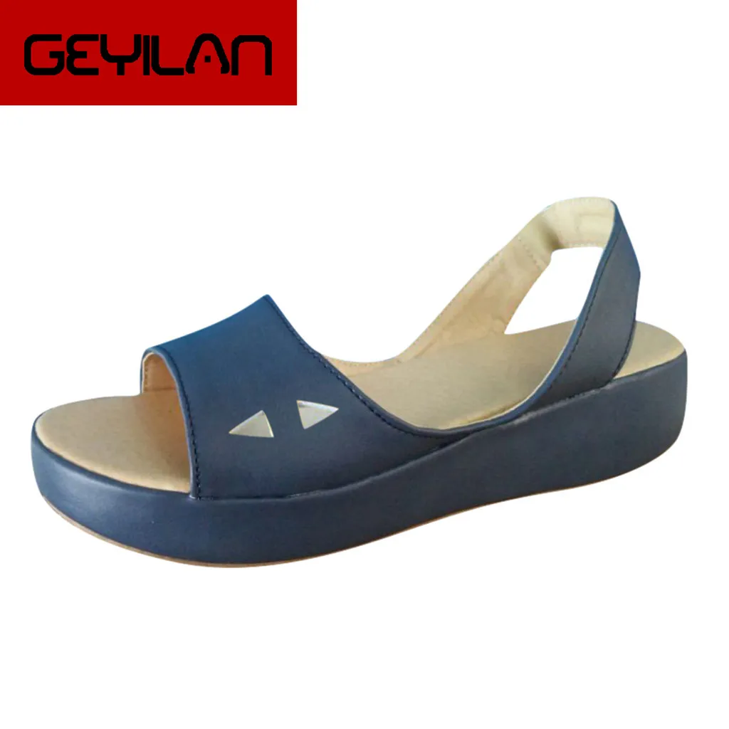 

Women Sandals Fashion Casual Sandalias Slippers Female Soft-Beach Beach Shoes Roman Style Flats Plus Size Pumps Summer Slippers