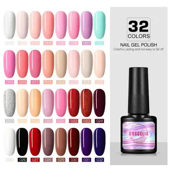 

COSCELIA 7ML Gel Nail Polish All For Manicure For Nail Art Gel Varnishes For Nails Nail Base Coat Nail Primer Varnish Hybrid