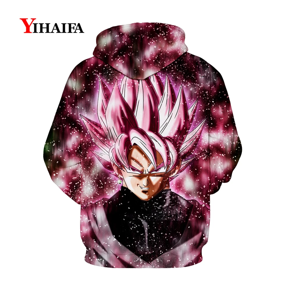 Мужские толстовки с 3D принтом Dragon Ball Z Goku Аниме толстовки пуловер Верхняя одежда куртка с капюшоном спортивные костюмы для мужчин Уличная Толстовка пальто
