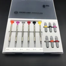 Хорошее качество! 316L нержавеющая сталь часовщиков эргономичный Набор отверток 6 шт