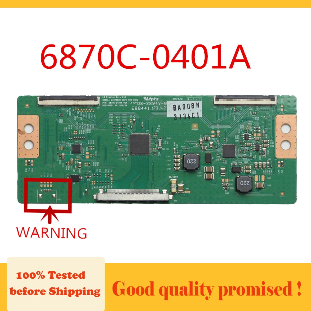 6870C 0401A Logic Board 6870C 0401A VER 1 1 H F TV Board for SONY LG etc Original T con Board LC470EUN SEF1 FHD 60Hz TV Card