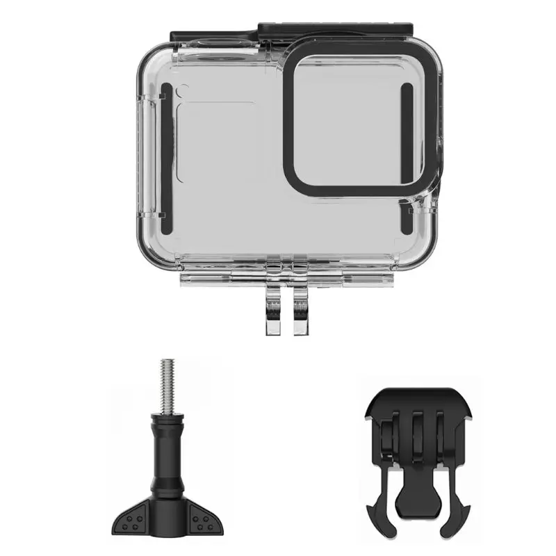 60m Подводный Водонепроницаемый чехол Защитная крышка корпуса для камеры GoPro Hero 8 - Цвет: Белый цвет