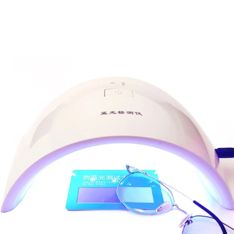 Lens Tester Color Changing UV Photochromic Anti Blue-ray Glasses Measurer 15 LED Lights Testing Tool