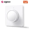 Tuya Zigbee Smart Dimmer Switch Remote Control Rotary Dimmer Control Compatiable With Alexa Google Home Assitant ► Photo 1/6