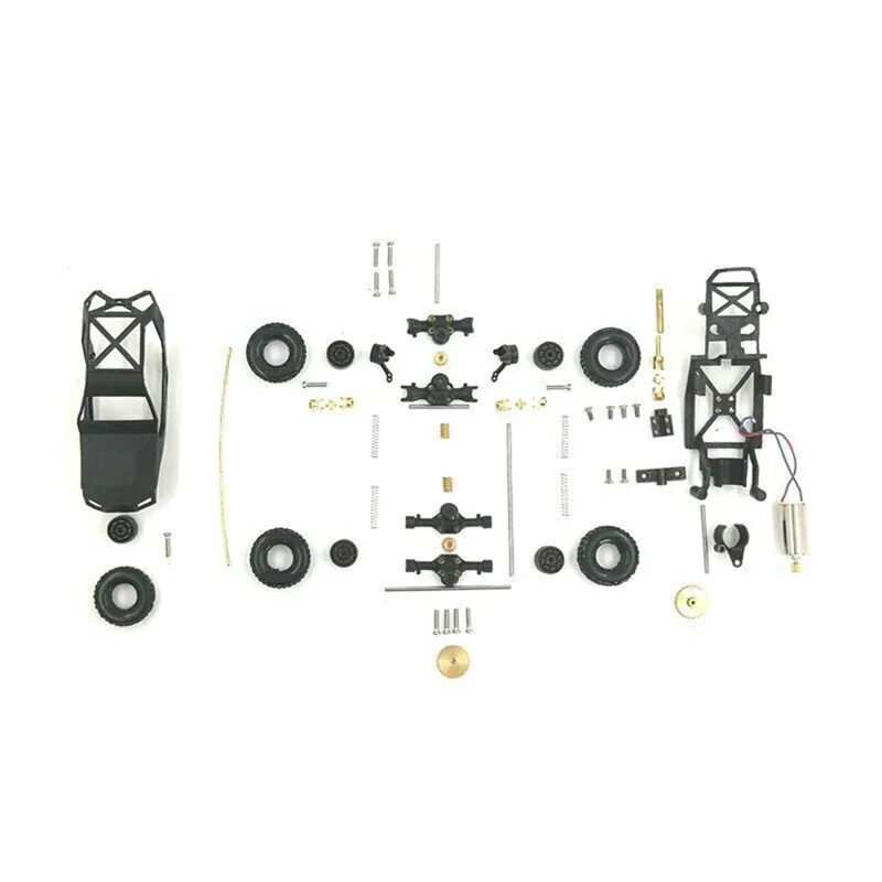 1 шт. Dasmikro Das87 Das87A03 HO Масштаб 1/87 4WD шасси ментальный DIY пустынный грузовик гусеничный комплект RC автомобиль