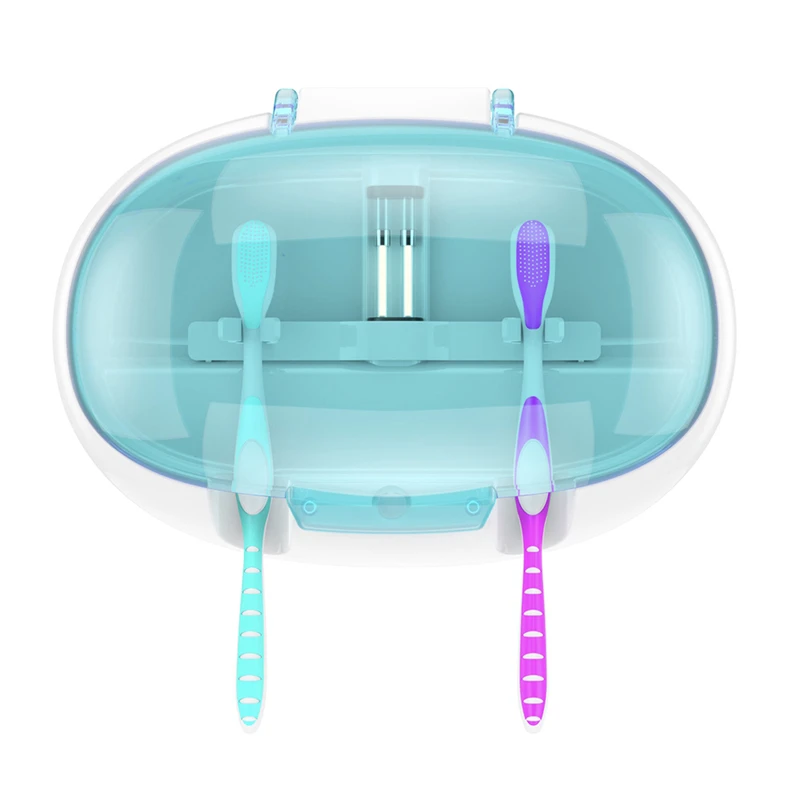 

Wall Mounted UV Toothbrush Sanitizer Toothbrush Holder Sterilizer Electric Toothbrush Cleaner Storage Case For Bathroom Tools