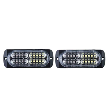 

2PCS 20 LED Emergency Hazard Warning Flash Strobe Light Beacon Caution Light Bar