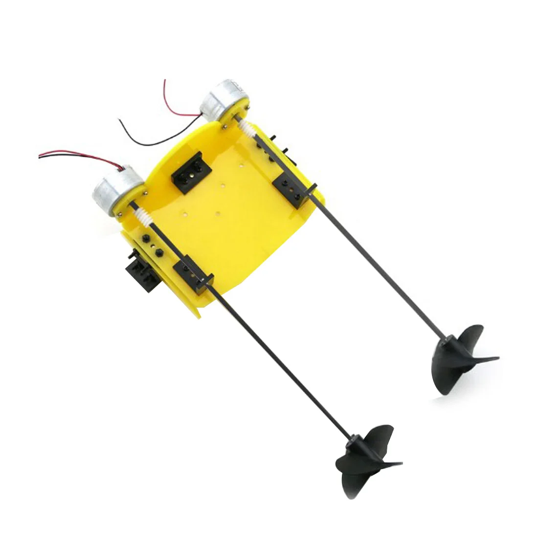 DIY Handmade Accessory Boat Ship Kit Electric Two Motor Propeller Power