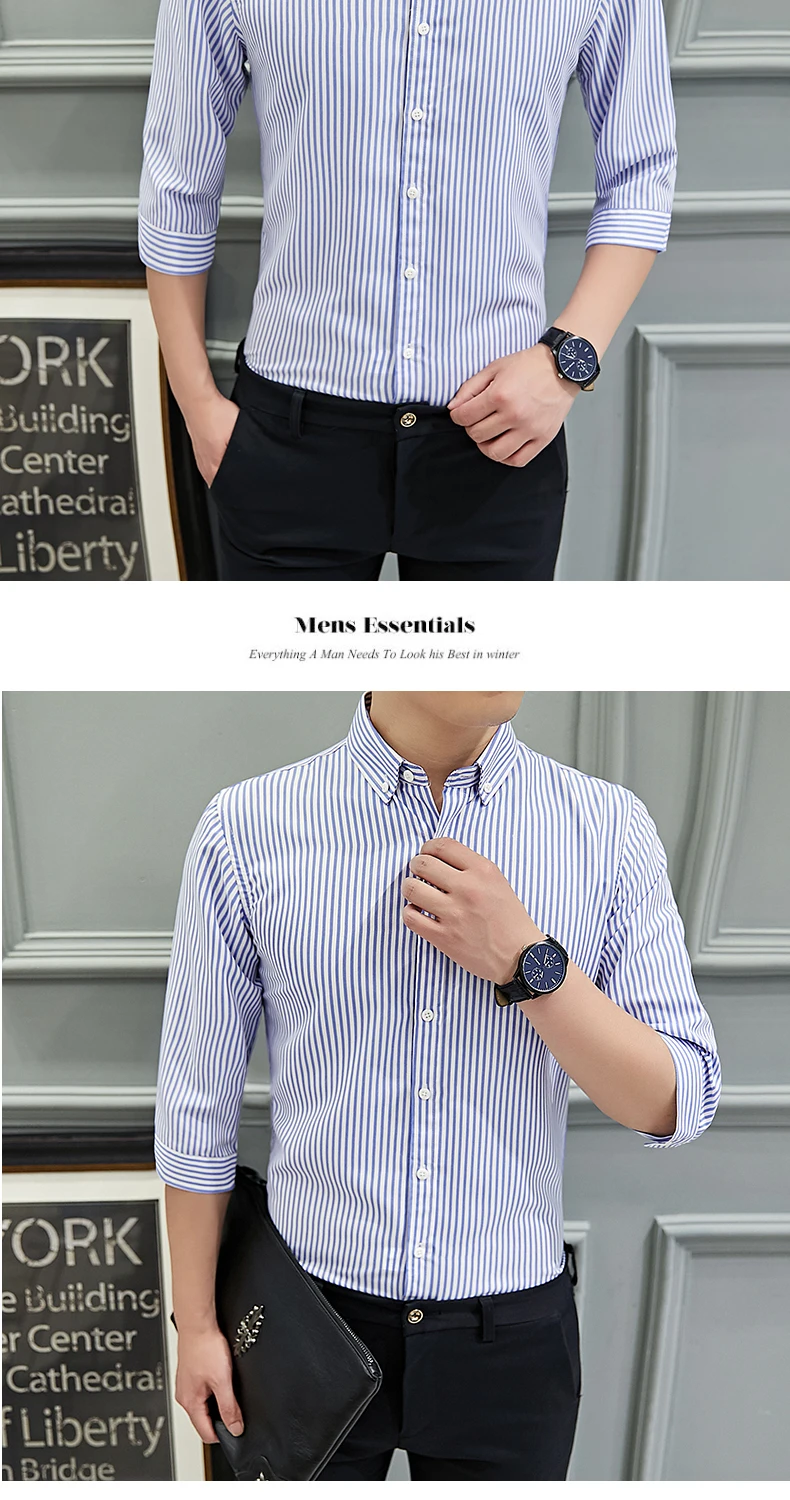 Модная мужская одежда Slim Fit Мужская рубашка с длинными рукавами мужская клетчатая хлопчатобумажная повседневная мужская рубашка Social Plus высокого качества Топ SizeM-5XL