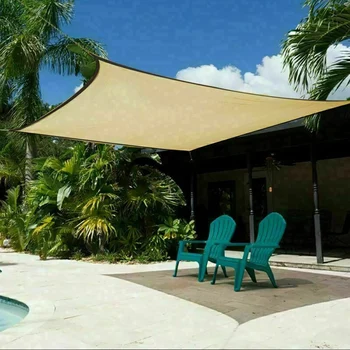 

Sun Shade Net Sail Garden Plants Awning Flowers Sunshade Netting UV Canopy Mesh Rope For Gardens, Farms, Carports, Roofs, Greenh