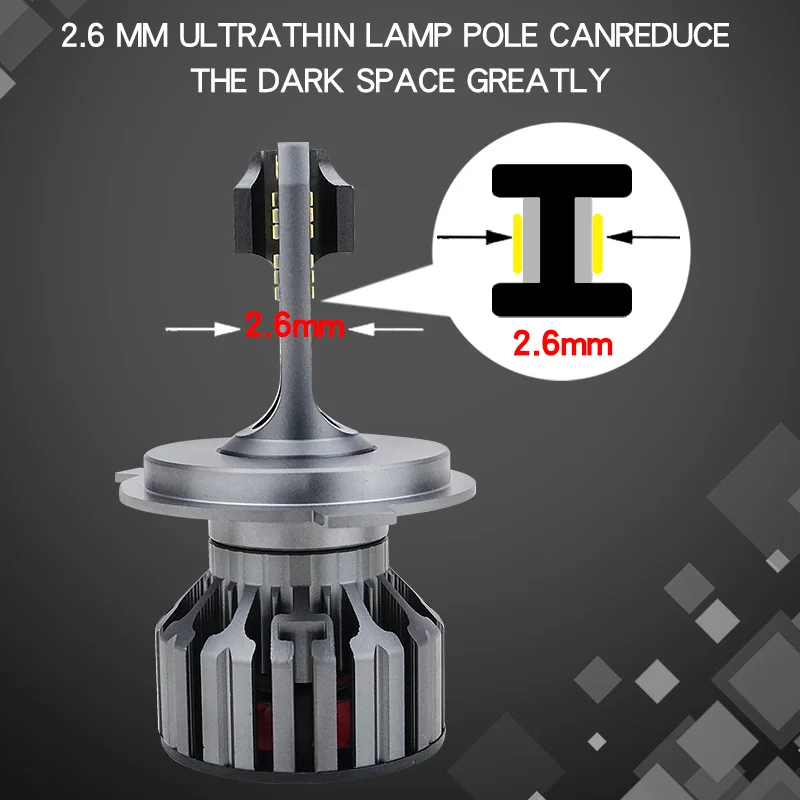 H4 H7 Zes Chip Car Headlights H1 H3 H9 H11 9005 HB3 9006 HB4 9012 6000K 4500K 60W 8000LM Auto Fog Light 12V LED Lamp Led car lights led lights led bulbs led headlights led car headlights car headlamps hid headlight bulbs