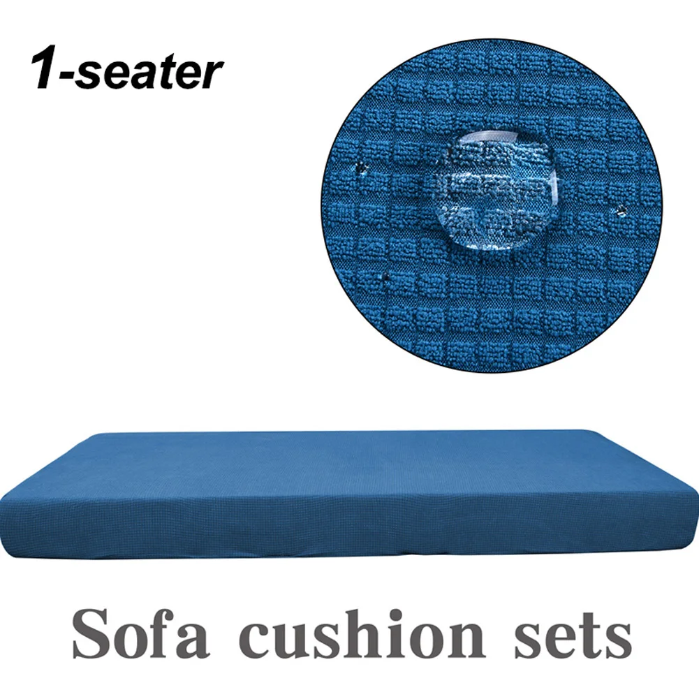 1 seater Dark green Высокоэластичное покрывало для дивана мягкий водонепроницаемый протектор мебели 1-4 местный Pohovka Copridivano украшение комнаты H99F - Цвет: 1 seater Dark green