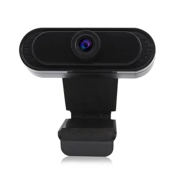 

Full HD 1080P Webcam with Mic USB Driver Free Web Camera for Windows 10 8 7 Widescreen Video Work Home Accessories