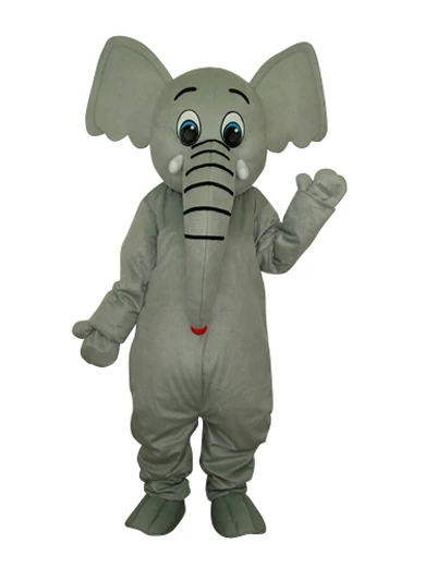 

New Style Little Grey honey Elephant Mascot Costume Adult Halloween Birthday party cartoon Apparel Cosplay Costumes
