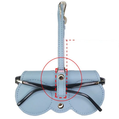 10 pieces/pack small handbag bag Glasses shape glasses bag can be customized Cute funny sunglasses box pu sunglasses bag