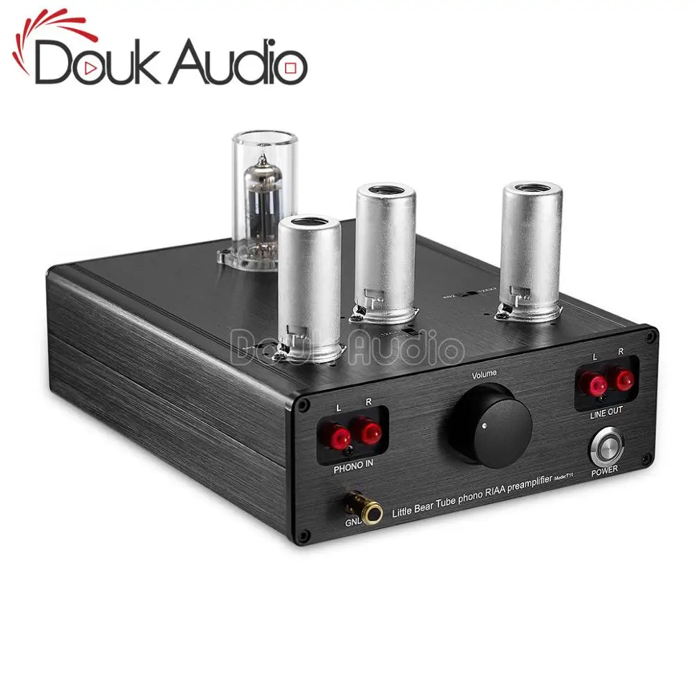 Ламповый проигрыватель Douk Audio Little Bear T11 6N2/12AX7|mm riaa|turntable preampphono turntable preamp |