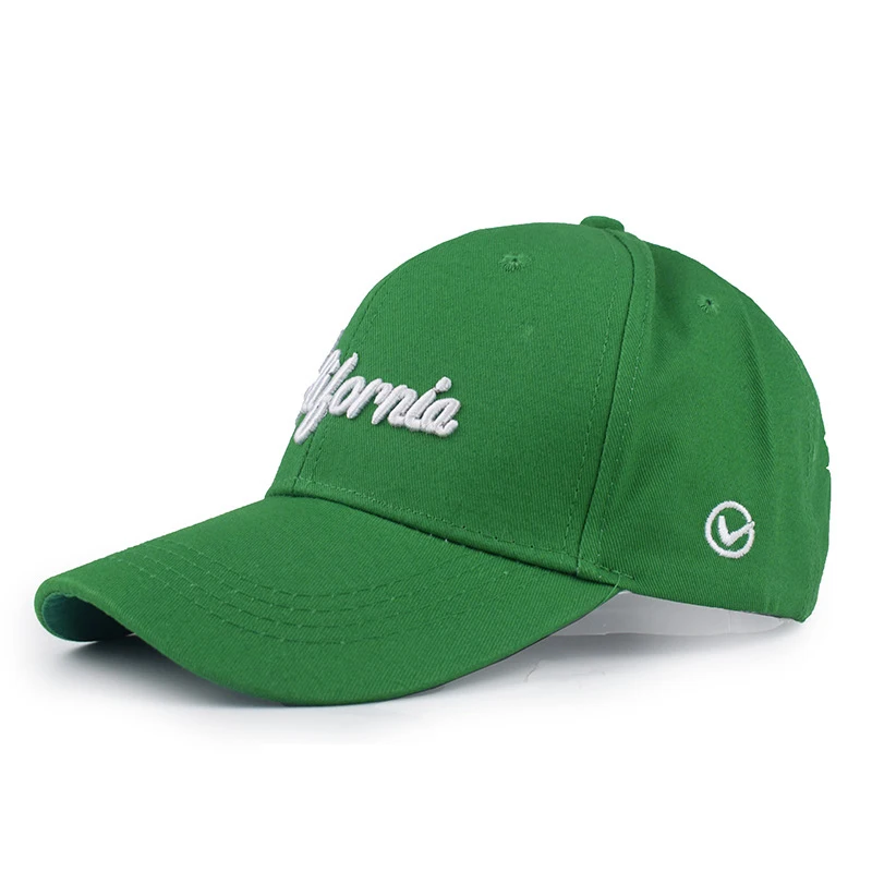 Women's Baseball Cap Kpop Green 3d Embroidery Hip-hop Woman Accessori Men's Baseball Cap For Women Snapback Cotton BQM031 - Image 4