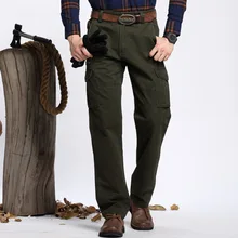 Хороший бренд, Осень-зима, Мужские штаны, высокое качество, теплые длинные военные штаны, Pantalon, Hombre, тактические брюки размера плюс 31-55