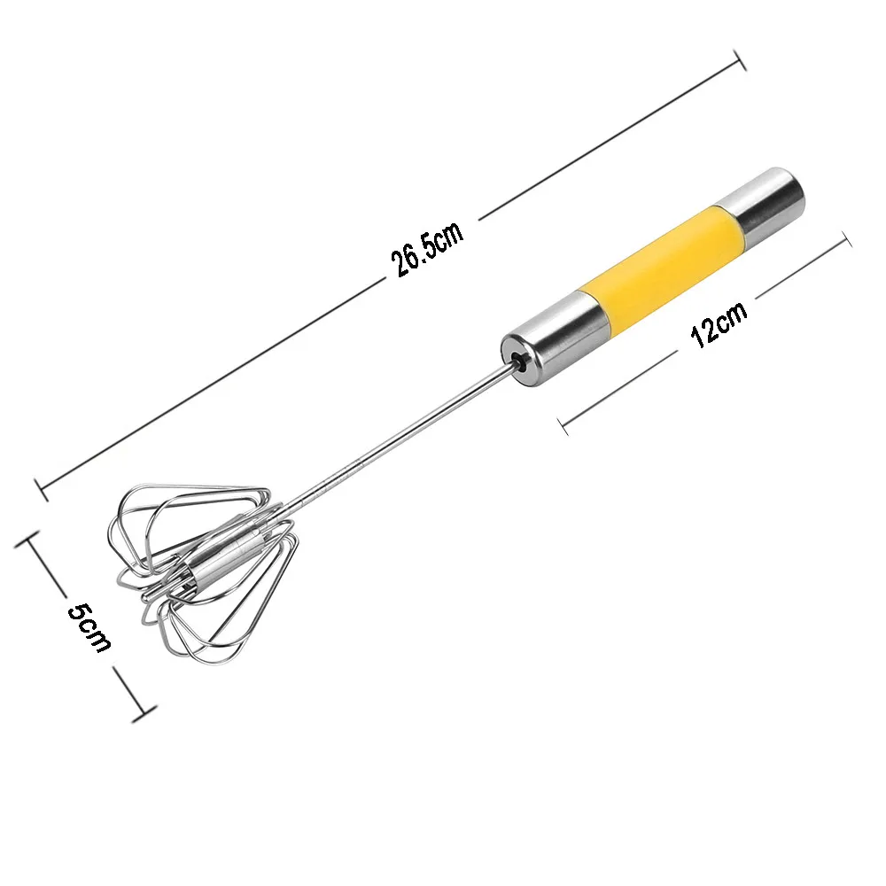 Полуавтоматический взбиватель из нержавеющей стали, венчик для взбивания яиц, молока в виде воздушного шара, инструмент для приготовления яиц, смешивания, перемешивания, ручной взбиватель, миксер для выпечки