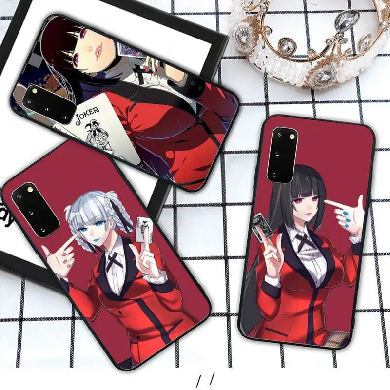 

Kakegurui Jabami Yumeko Silicone phone cover case for Samsung galaxy s6 s7 edge s8 s9 s10 s10 lite s20 ULTRA plus funda