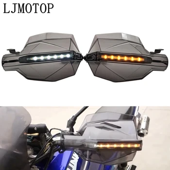 

Motorcycle Hand Guard Handle Protector HandGuards with LED Signal Light For Ducati SS1000 M1000S S4/S4R For Honda CB190R VT1100
