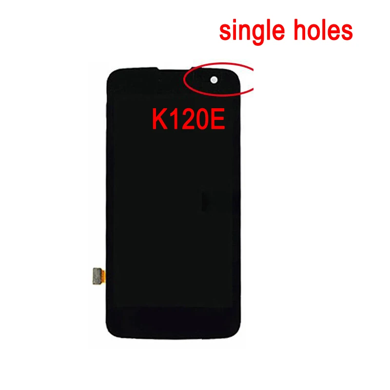 Для LG K4 LTE K4 4G K120 K120E K130E ЖК-дисплей Замена сенсорного дигитайзера монитор сборка+ Бесплатные инструменты - Цвет: K120e black