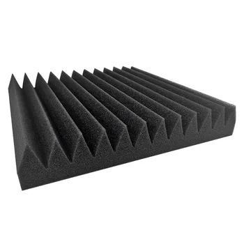 

12pcs Sound Proofing Studio Treatment Wedge Tiles Flameproof Kindergarten Acoustic Foam Home High Density Background For KTV