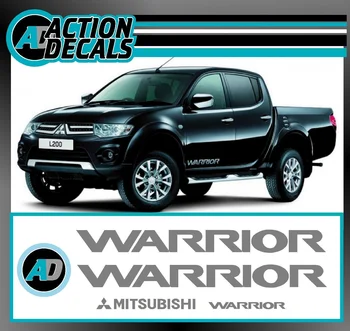 

For 2Pcs/Set Mitsubishi Warrior L200 Replacement Stickers / decals set
