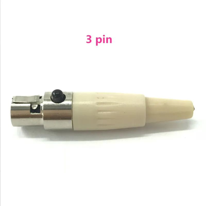 40 шт. DIY 4pin стерео винт замок разъем для shure микрофон запасной штекер Адаптер 3 pin