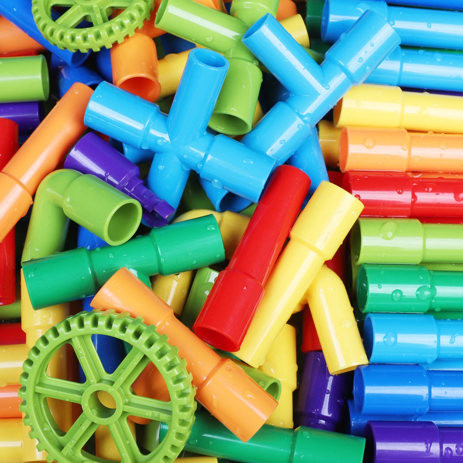 

DIY Water Pipe Building Blocks Constructor Enlighten Creative Toy Educational Pipeline Tunnel Bricks Toys for Children Kids Gift