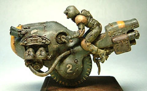 

1/35 Motor Racing Resin Figure Building Kit