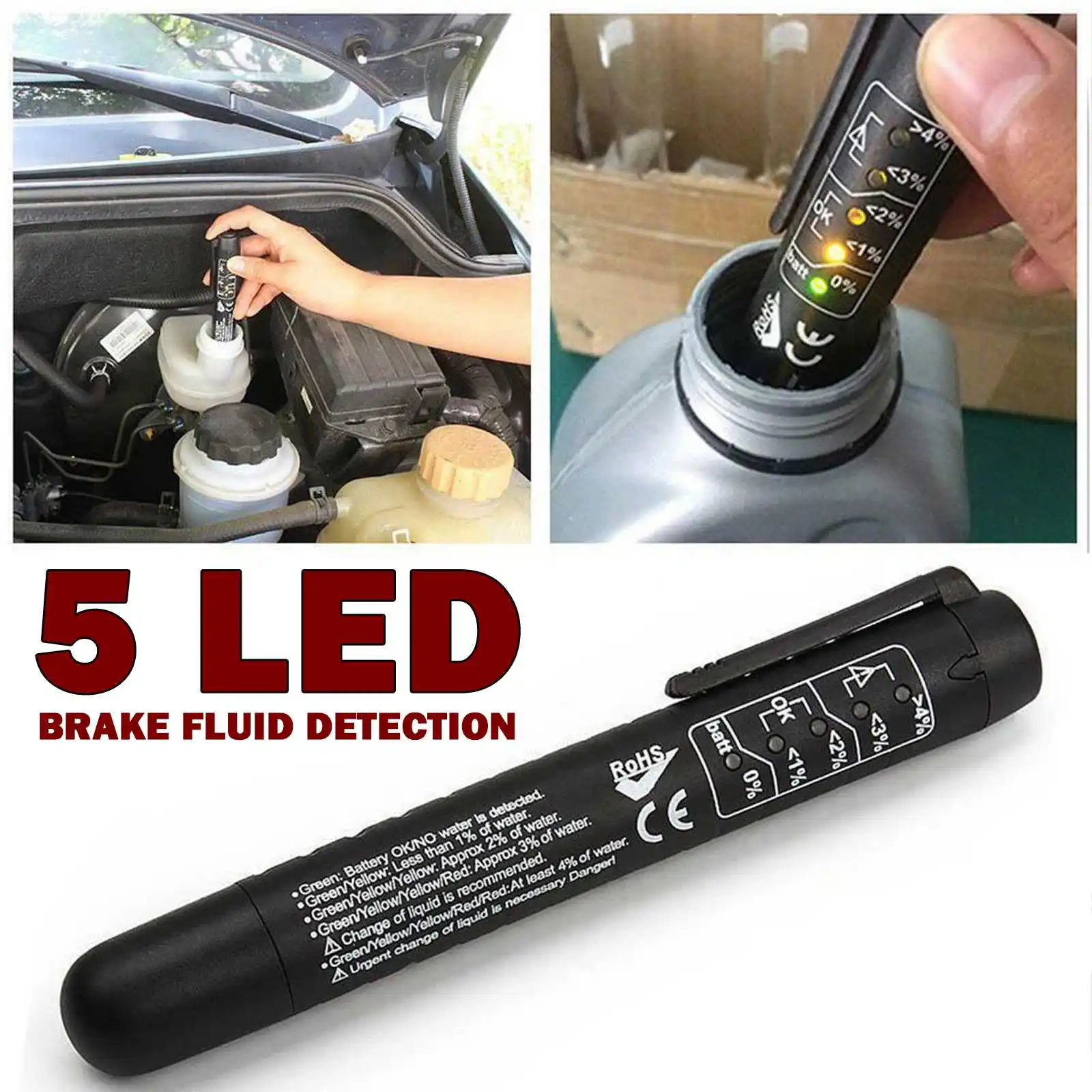 Brake Fluid Brake Oil Testing Pen Brake Fluid Tester Check Brake Fluid