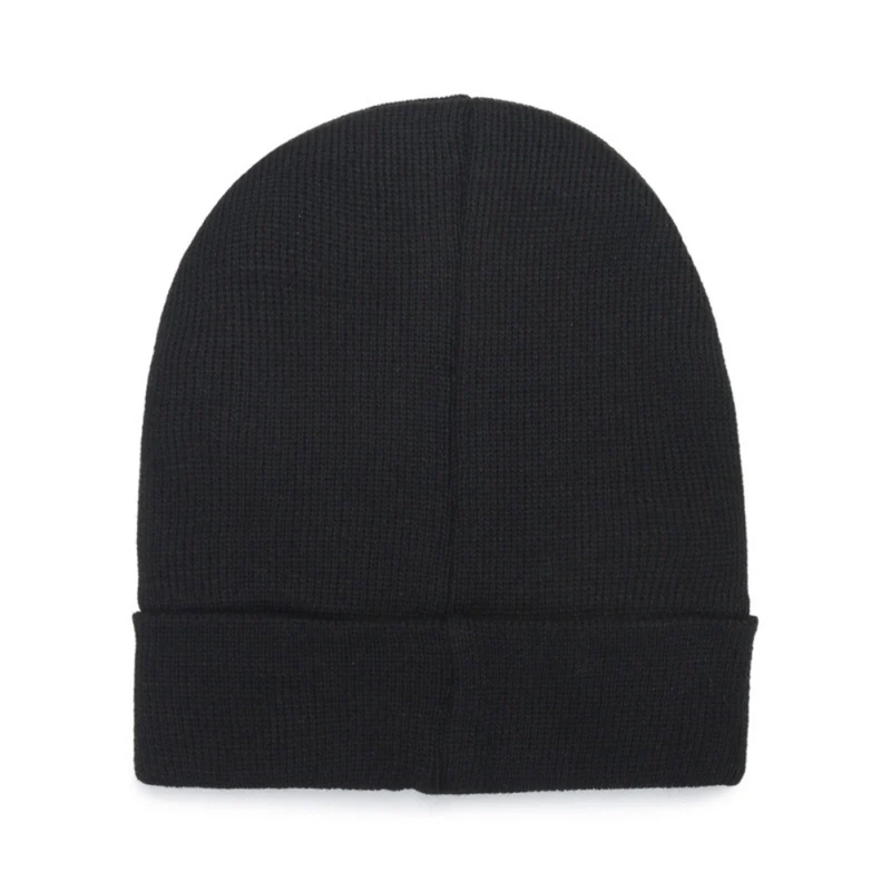 Вязаная шапка стрейч купольная для отдыха Skullies Bonnet Мужская и женская шапка осень зима уличная модная шапка с манжетой Кепка s