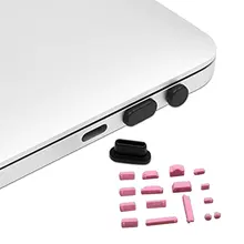 Bouchon Anti poussière en Silicone coloré, 16 pièces, prise Anti poussière pour ordinateur portable, usb, accessoires d'ordinateur en caoutchouc 