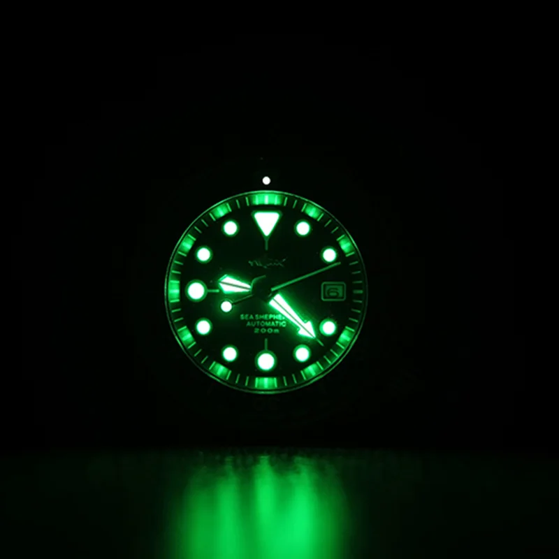 Мужские наручные часы Роскошные мужские HEIMDALLR человек погружения автоматические