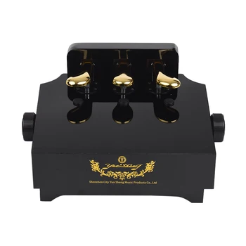 

Black Piano Pedal Extender for Kids with 3 Pedals Adjustable Height Beginners Children Piano Practice Aid Accessory