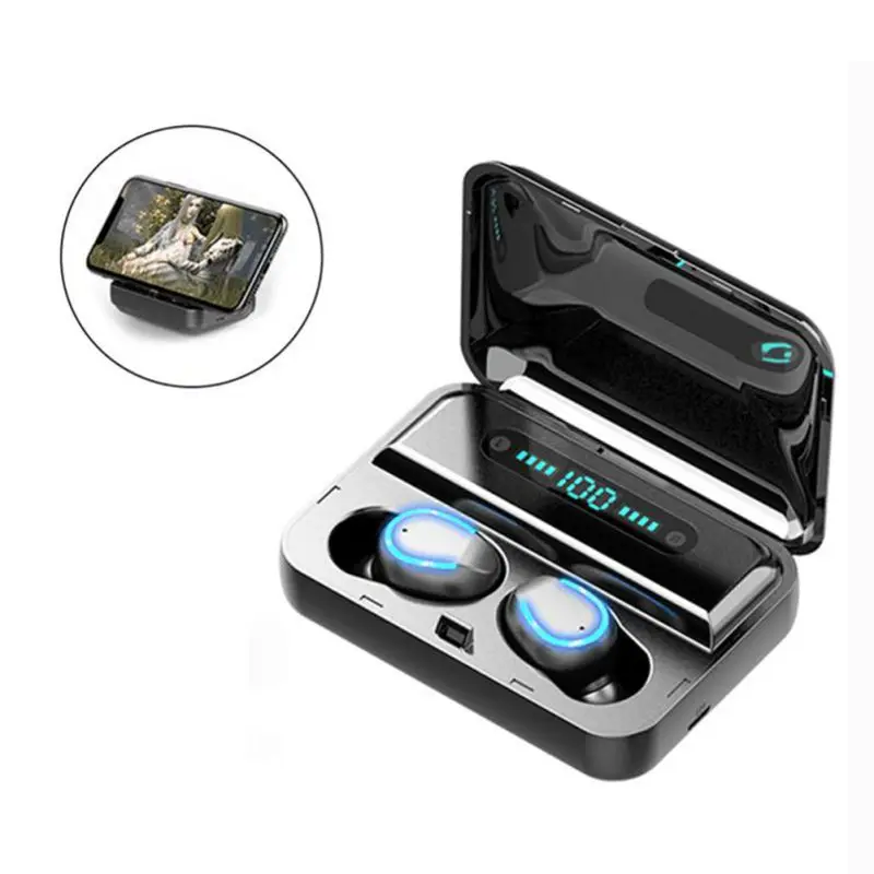 Portable In ear Headphone For Bluetooth 5 0 Touch Control Wireless Sports Headset Accessories